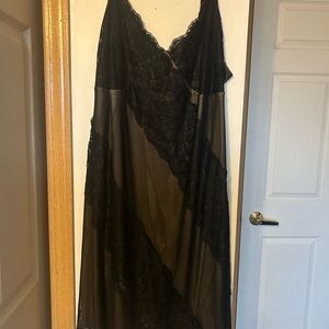 Forever 21 Black Lace Slip Dress